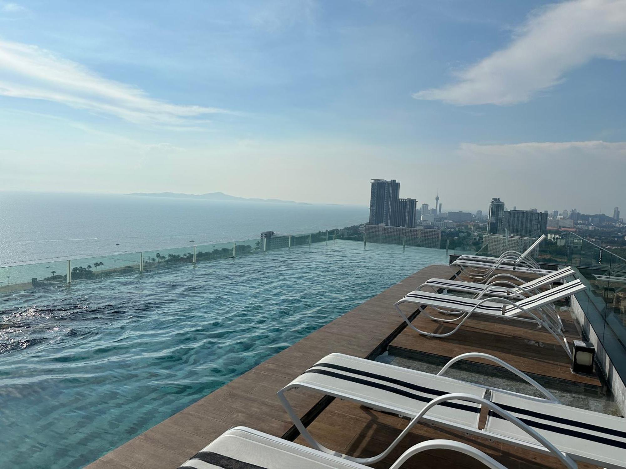 芭提雅高层海景奢华公寓the Riviera Jomtien生香家直达海滩2704 外观 照片