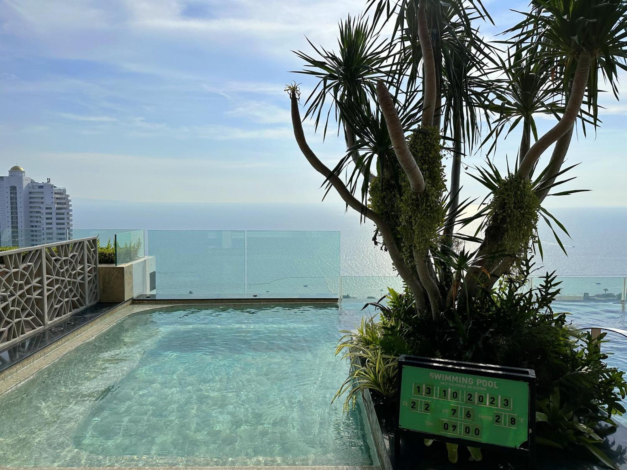 芭提雅高层海景奢华公寓the Riviera Jomtien生香家直达海滩2704 外观 照片