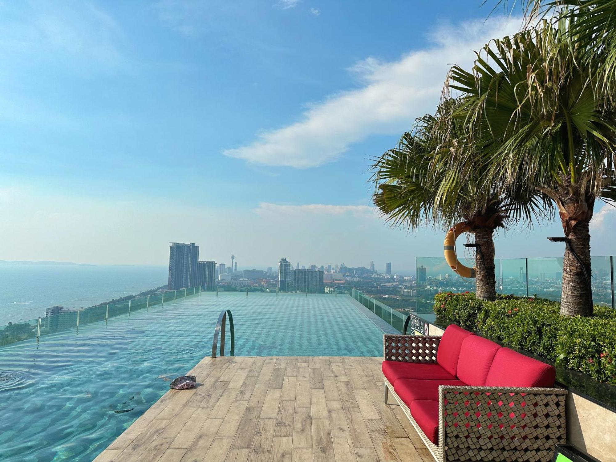 芭提雅高层海景奢华公寓the Riviera Jomtien生香家直达海滩2704 外观 照片