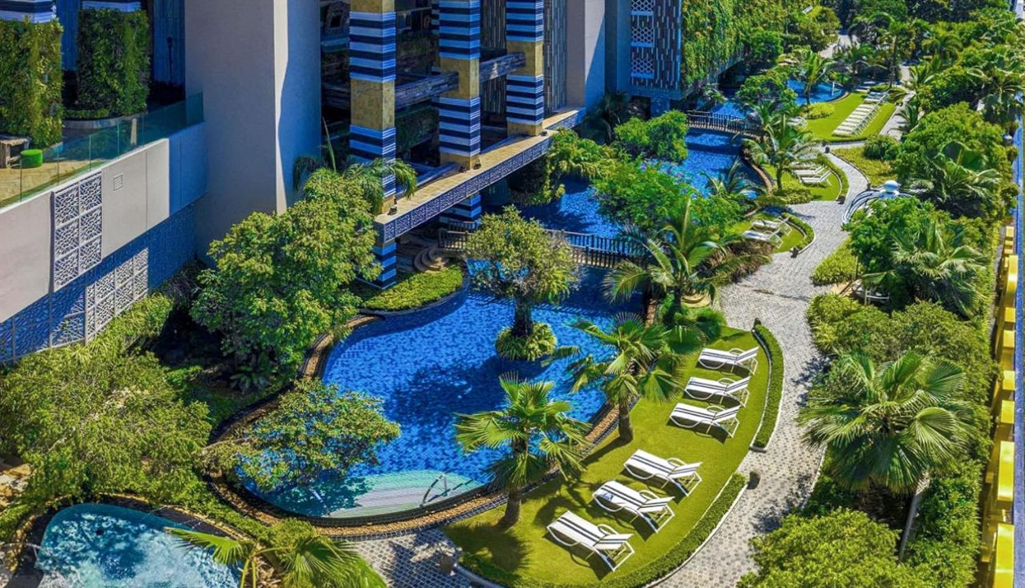 芭提雅高层海景奢华公寓the Riviera Jomtien生香家直达海滩2704 外观 照片