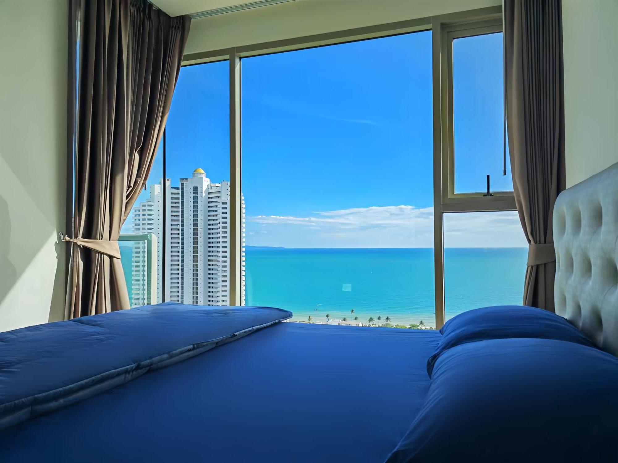 芭提雅高层海景奢华公寓the Riviera Jomtien生香家直达海滩2704 外观 照片